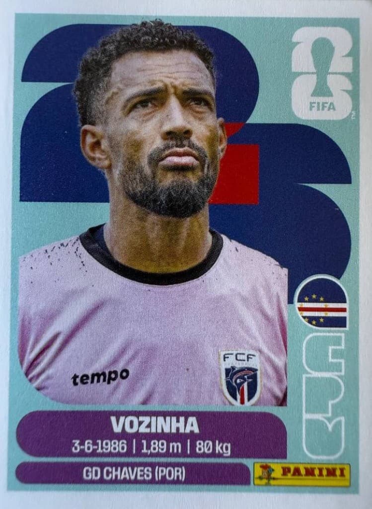 Vozinha — Panini FIFA World Cup 2026 CPV 2 front